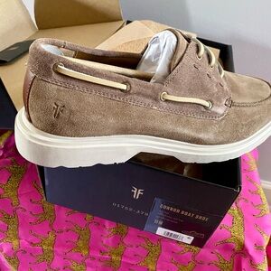 Frye Men’s Connor Boat Shoe ✨ Size 11 | suede neutral